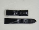 Fake Omega Black Leather Watch Strap 22mm